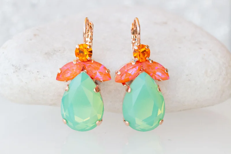 ORANGE MINT EARRINGS