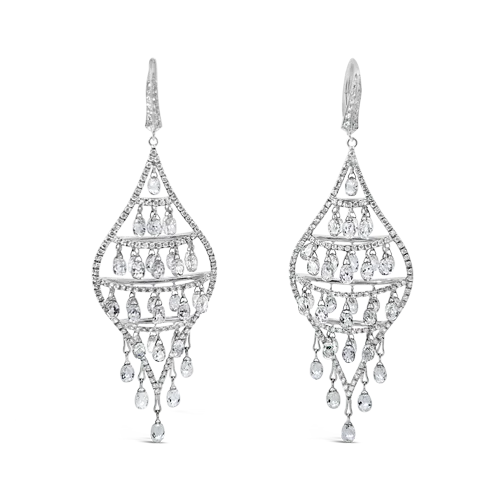 Diamond Dangle Earrings