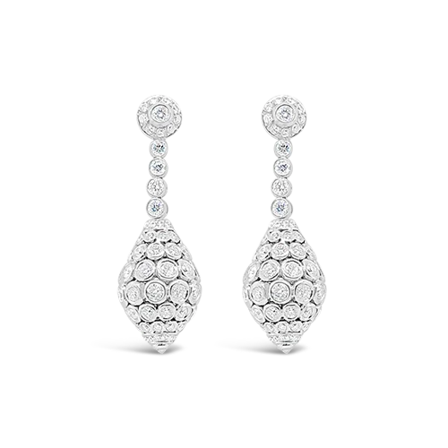 Diamond Dangle Earrings