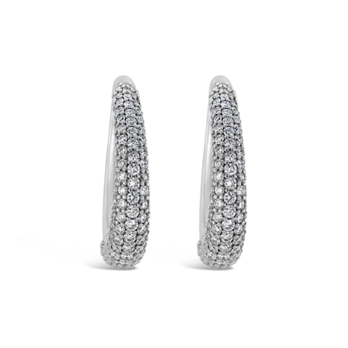 Diamond Hoop Earrings