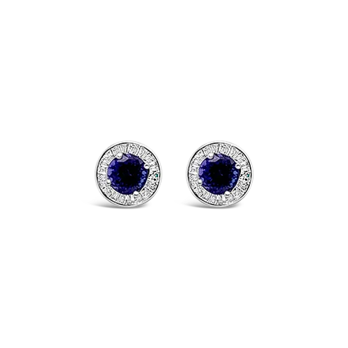 Tanzanite & Diamond Earrings