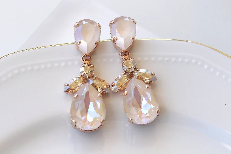 IVORY BRIDAL EARRINGS