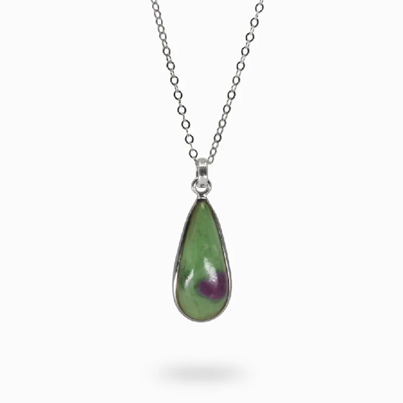 Ruby Zoisite Necklace