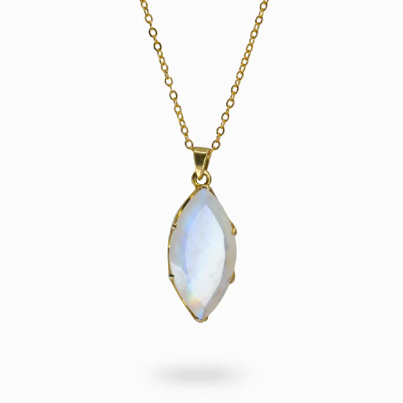 Rainbow Moonstone Necklace