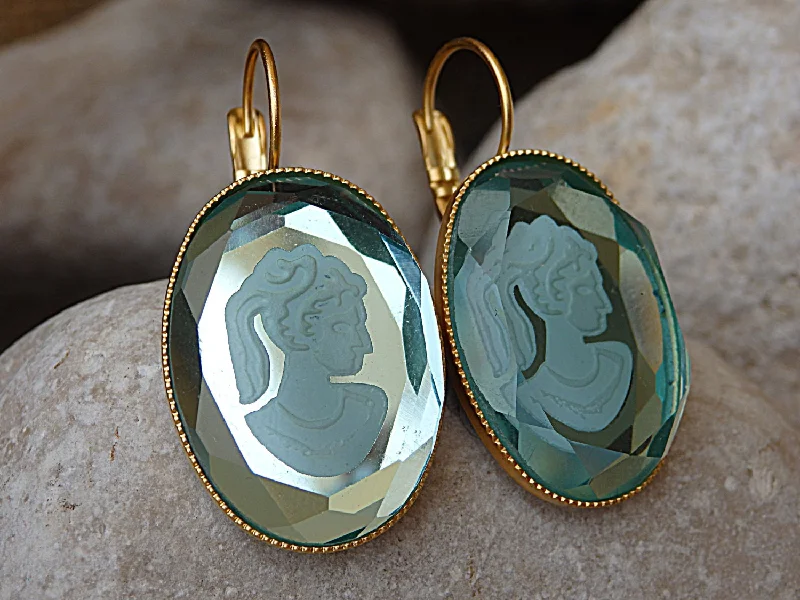 Cameo earrings