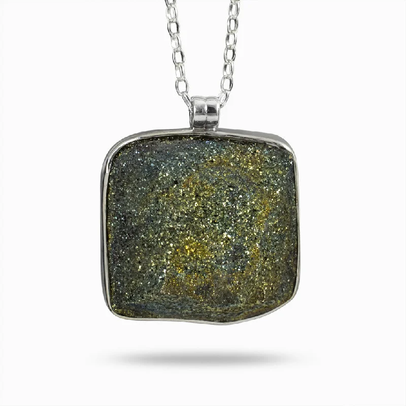 Rainbow Pyrite Necklace