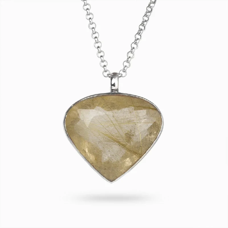 Rutilated Quartz Necklace