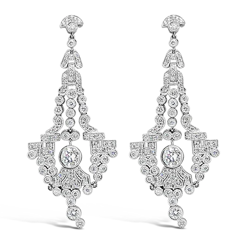 Diamond Chandelier Earrings