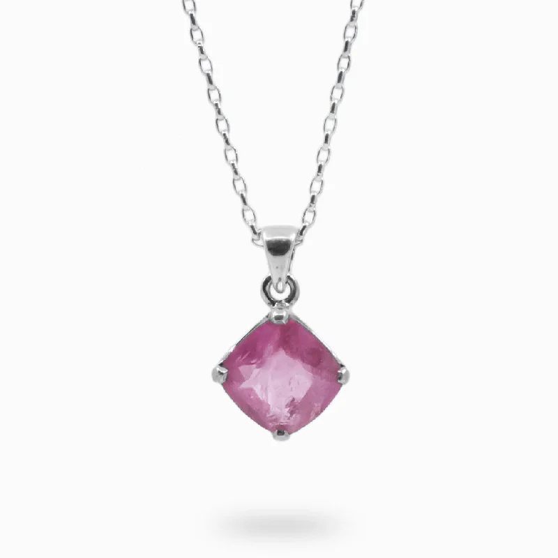 Pink Tourmaline Necklace