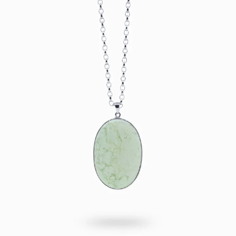 Lemon Chrysoprase  Necklace