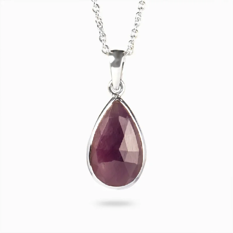 Purple Sapphire Necklace