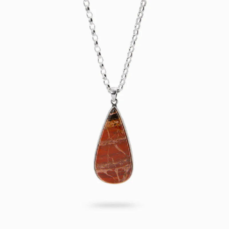 Tyre Track Jasper Necklace