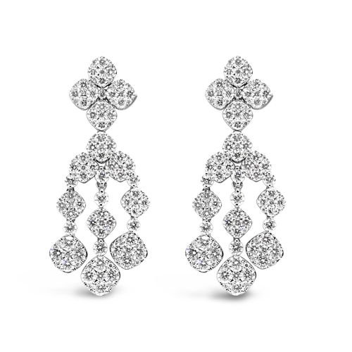 Diamond Dangle Earrings