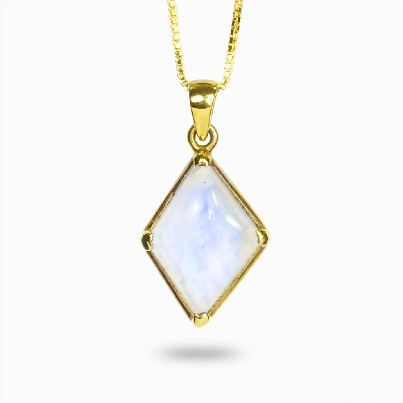 Rainbow Moonstone Necklace