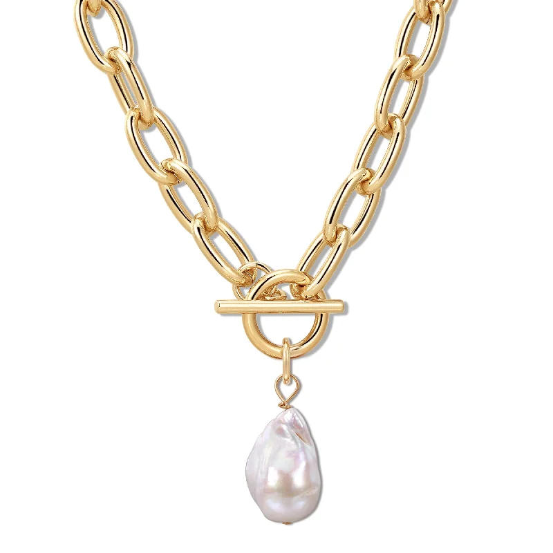 Alana Xl Baroque Pearl Pendant Necklace