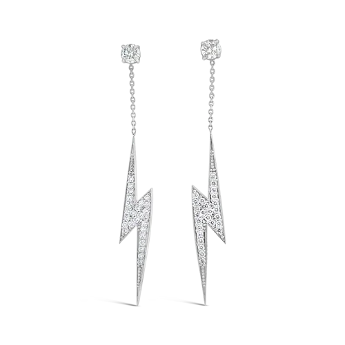 Diamond Lightning Bolt Earring Enhancers