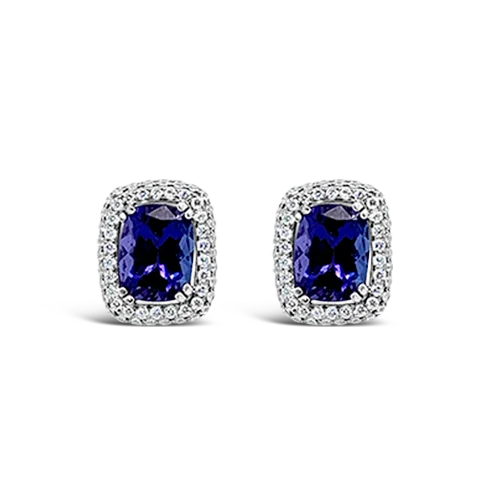 Tanzanite & Diamond Earrings