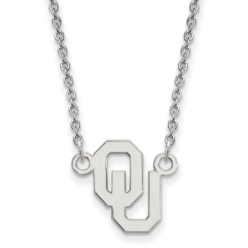 Sterling Silver Oklahoma Small Pendant Necklace