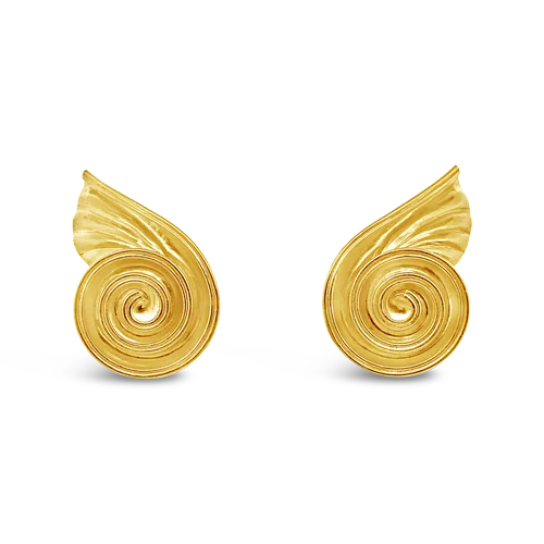 Lalounis Swirl Estate Earrings