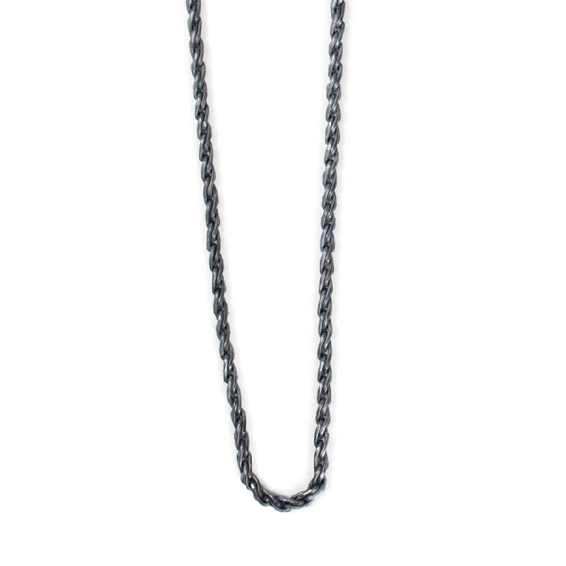 Silver Chain Rope Necklace