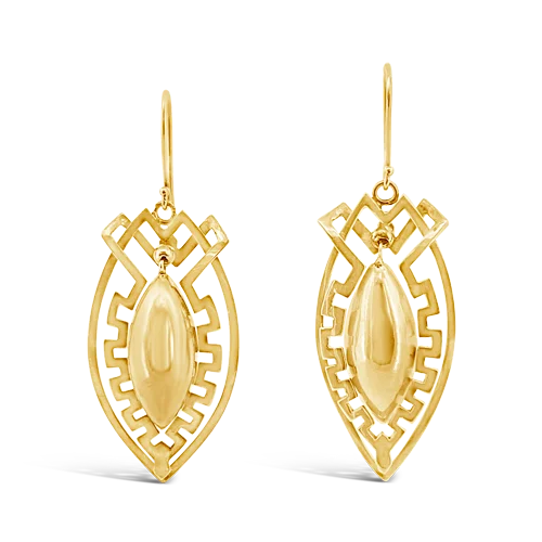 Antique Victorian Gold Earrings