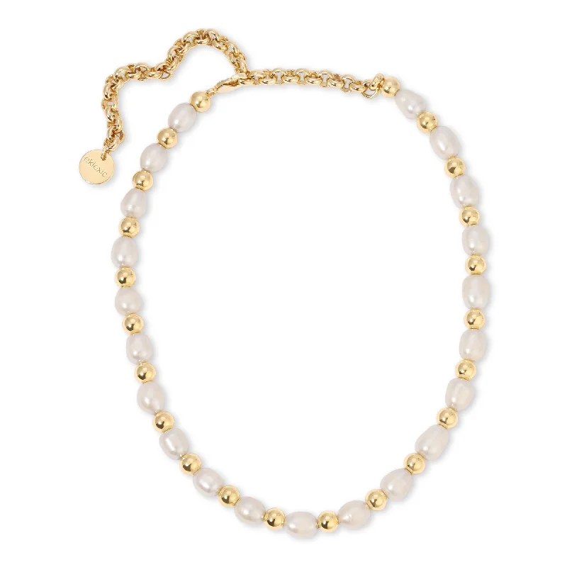 Palmer Pearl Choker Necklace