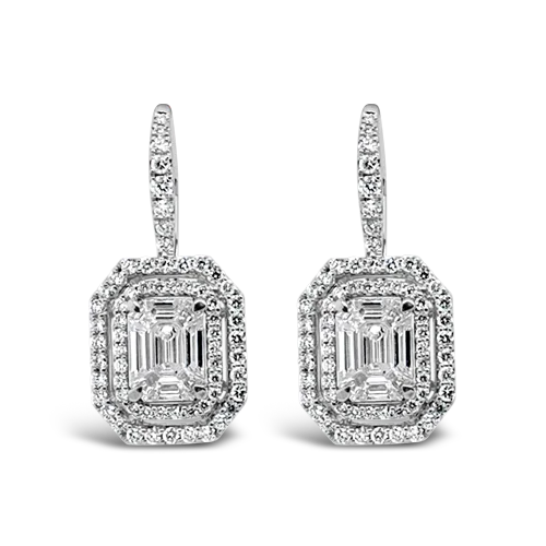 Diamond Dangle Earrings