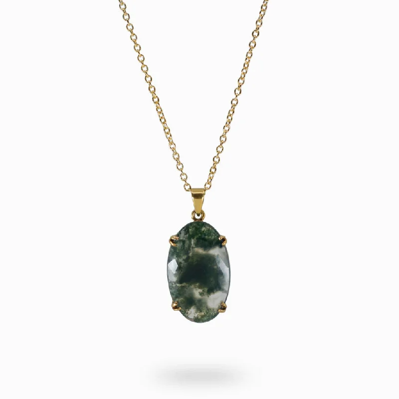 Moss Agate Necklace