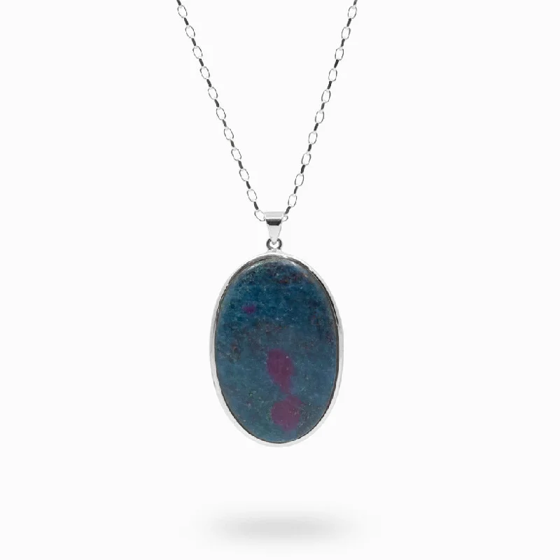 Ruby in Kyanite Necklace