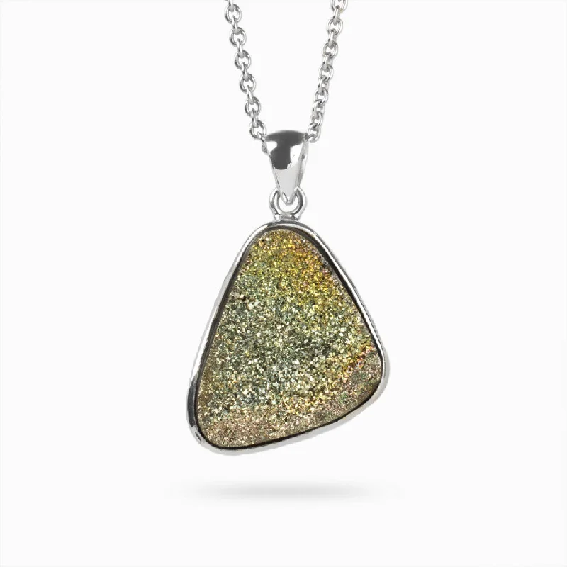 Rainbow Pyrite Necklace