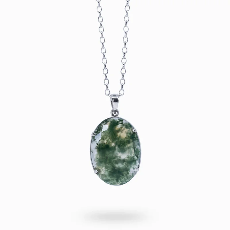 Moss Agate Necklace