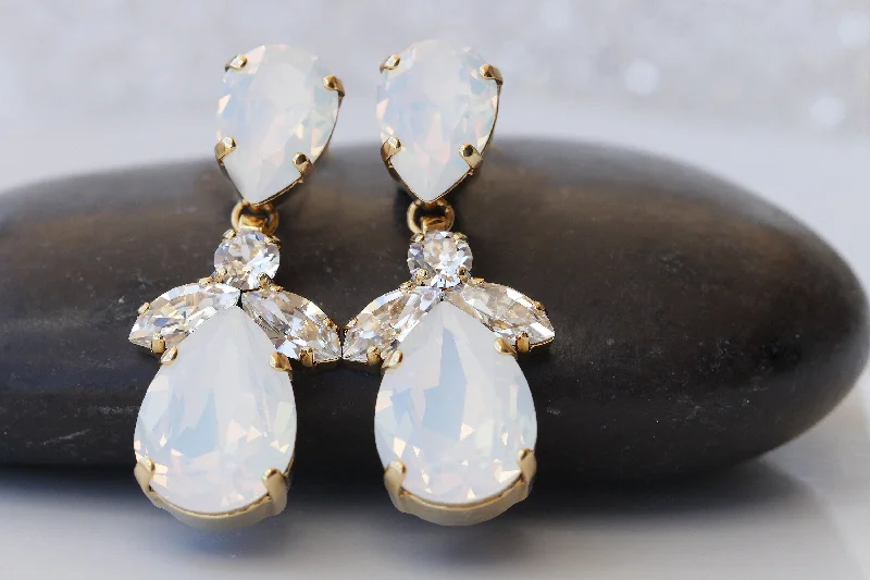 OPAL BRIDAL EARRINGS