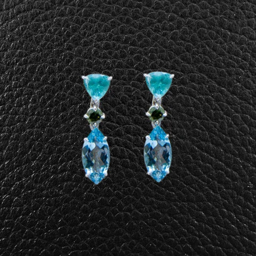 Aquamarine Dangle Earrings