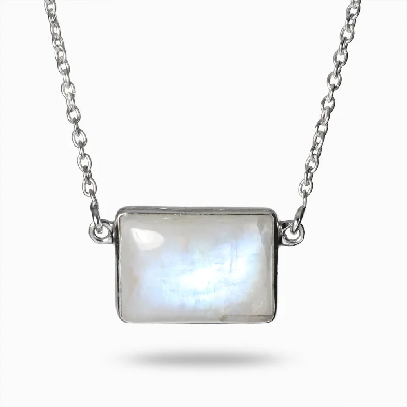 Rainbow Moonstone Necklace