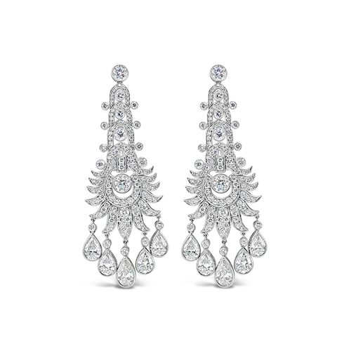 Diamond Chandelier Earrings