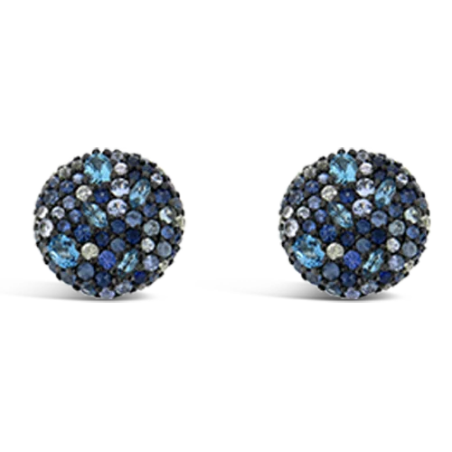 Sapphire & Blue Topaz Earrings