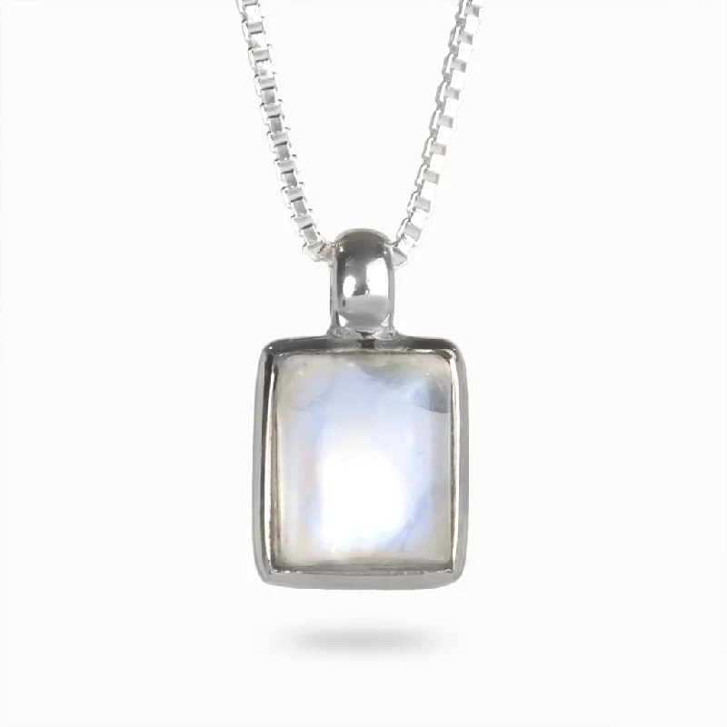 Rainbow Moonstone Necklace