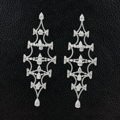 Diamond Chandelier Earrings