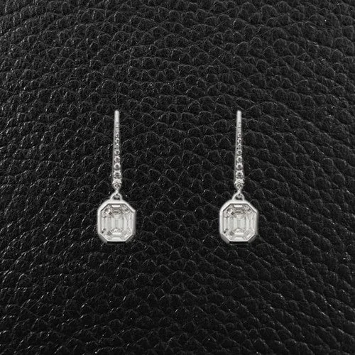 Diamond Dangle Earrings