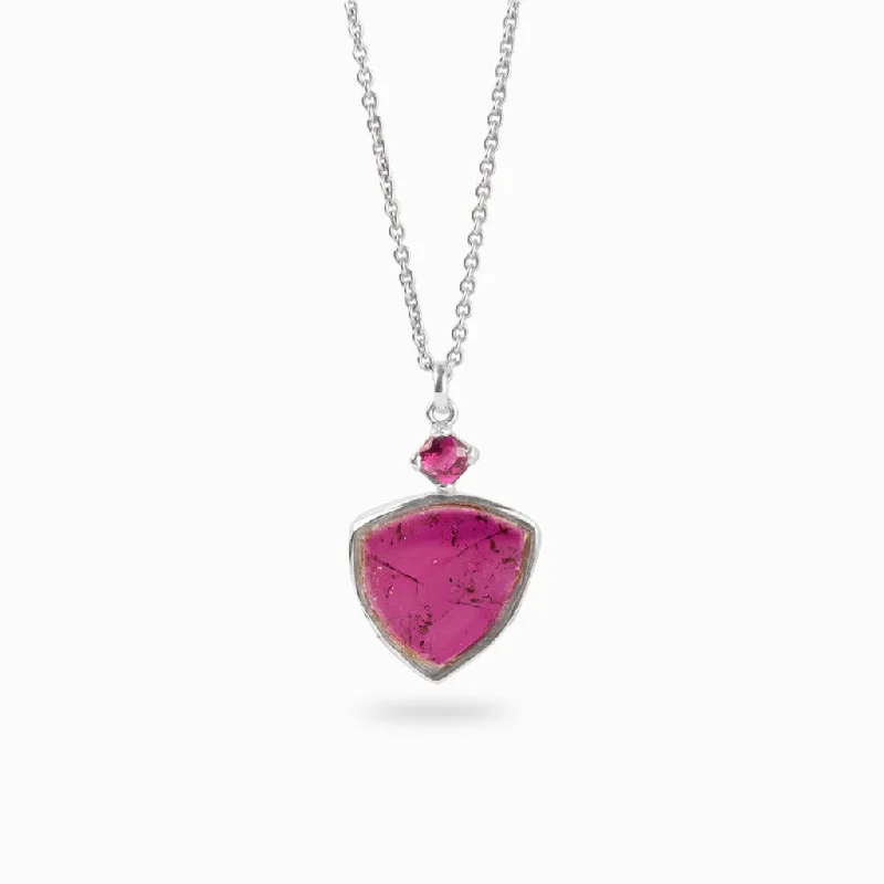 Pink Tourmaline Necklace