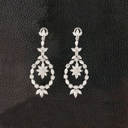 Diamond Chandelier Earrings