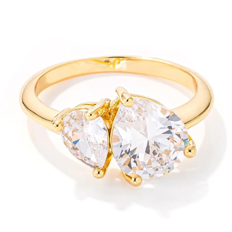 2.75ct Dual Stone Toi et Moi Ring with Cubic Zirconia