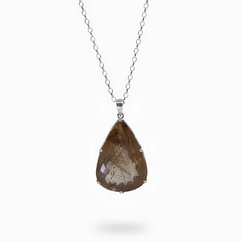 Rutilated Quartz Necklace