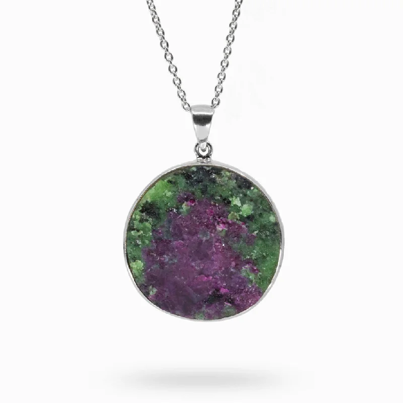 Ruby Zoisite Necklace