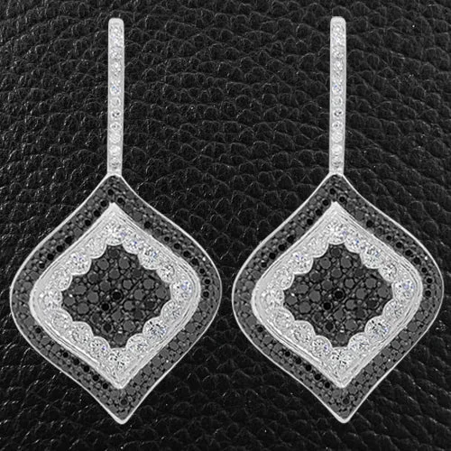 Black & White Diamond Earrings