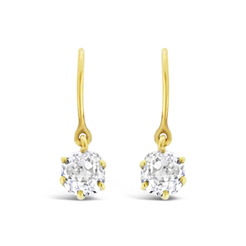 Estate Diamond Earrings