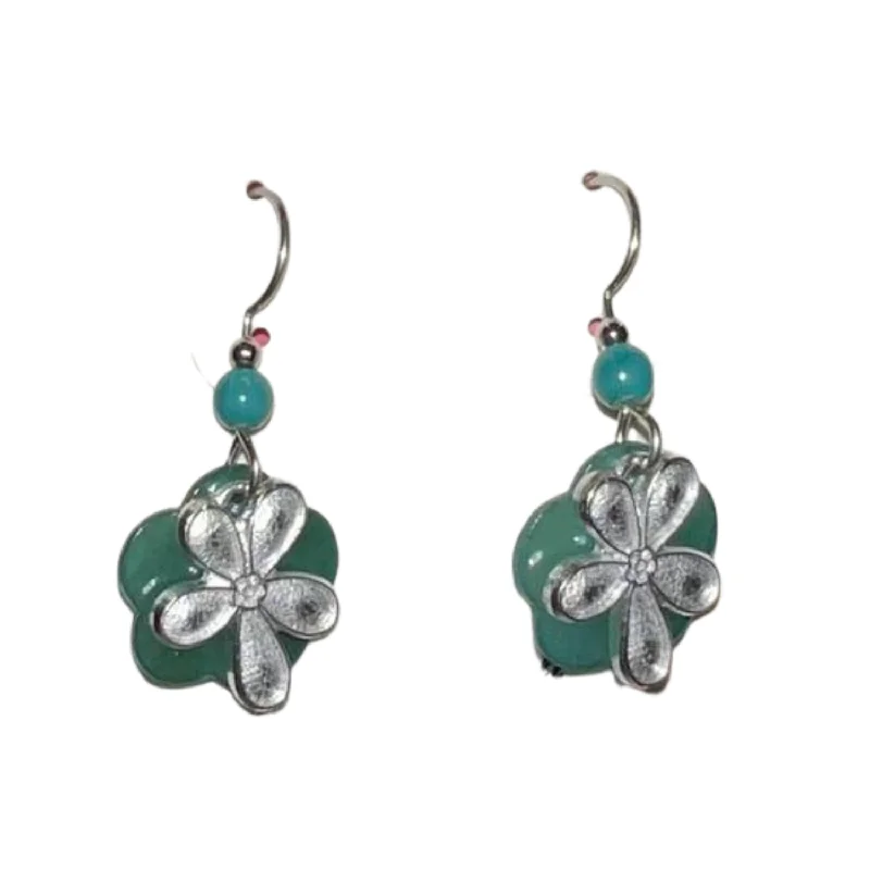 Silver Forest Silver Enlightened Lotus Earrings