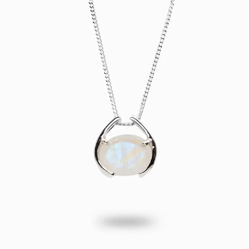 Rainbow Moonstone Necklace