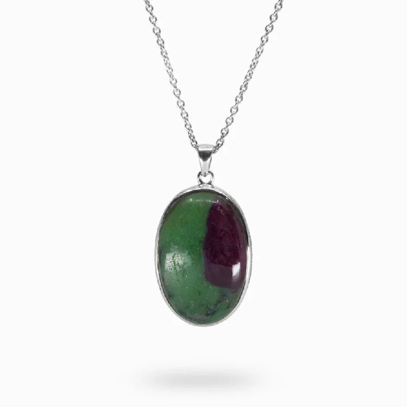 Ruby Zoisite Necklace