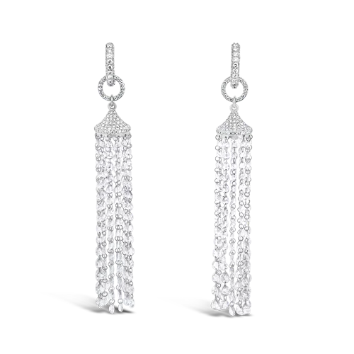 Diamond Tassel Earrings